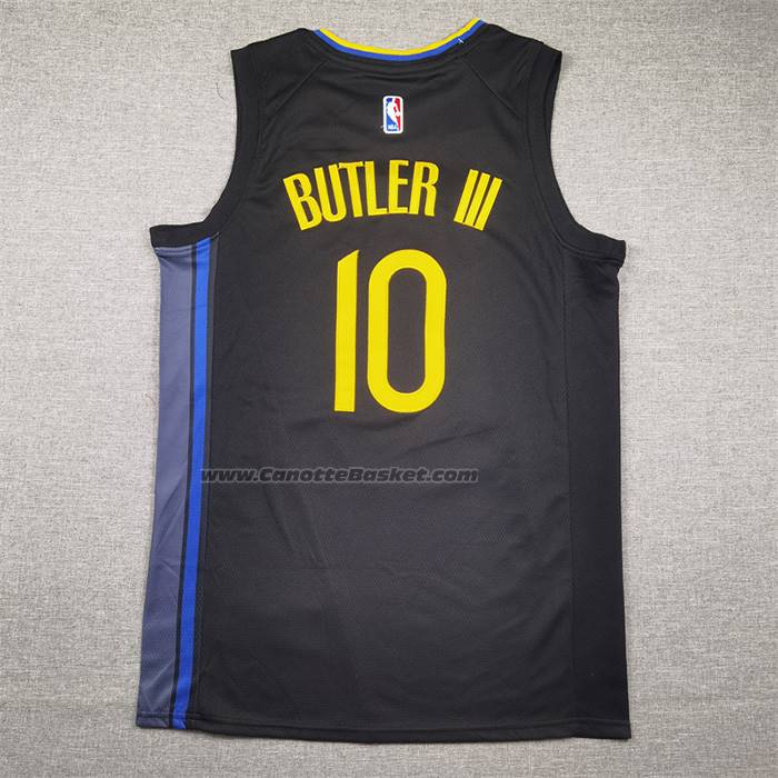 Maglia Golden State Warriors Jimmy Butler Iii No 10 Statement 2024-25 Nero